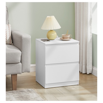 Set 2 ks nočních stolků LETNIGHT 6 bílá 1
