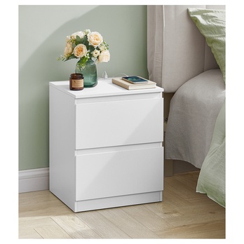 Set 2 ks nočních stolků LETNIGHT 6 bílá 4