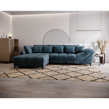 Sedací souprava LETTICA levá, modrá 1
