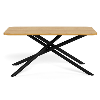 Jídelní stůl LEVANTO přírodní/matná černá 3