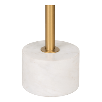 Přístavný stolek LICCU mosaz/mramor 1