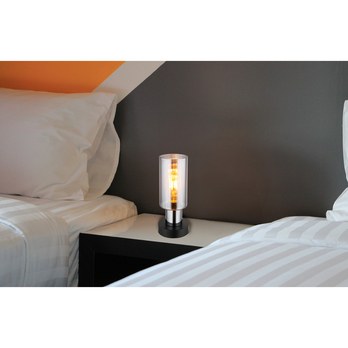 Stolní lampa LIDARIA černá 1