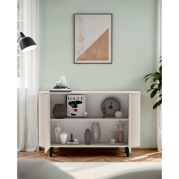 Komoda LIDO 2DV kašmír, výška 83 cm 5