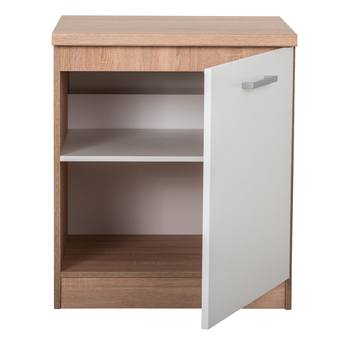 Spodní skříňka LIGHT 60 bílá/dub sonoma 1