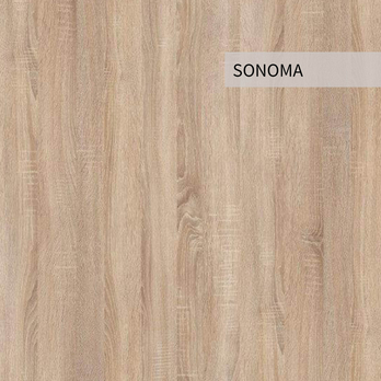 Horní skříňka LIGHT 60 bílá/dub sonoma 4