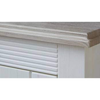 Vitrína LIMA 07 pinie/bílá 3