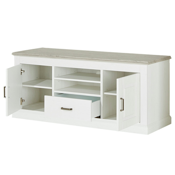 TV komoda LIMA 30 pinie/bílá 2