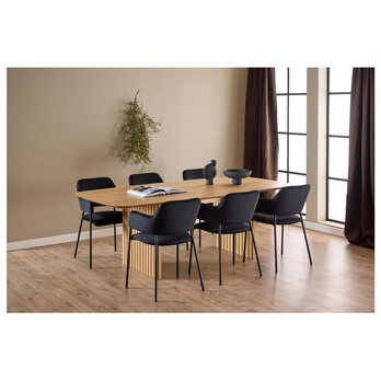 Jídelní židle LIMA černá/matná černá 1