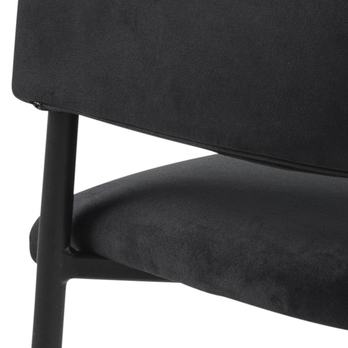 Jídelní židle LIMA černá/matná černá 9