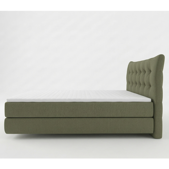 Postel boxspring LIMONE olivová, 160x200 cm 4