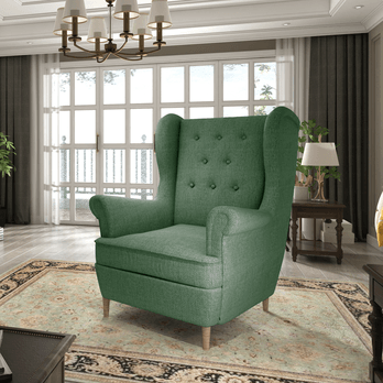 Křeslo LINA zelená 1