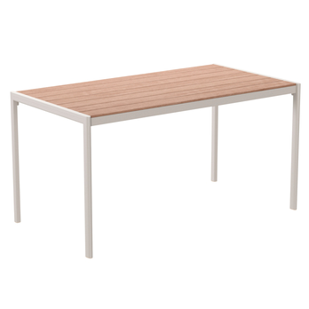 Zahradní sestava LINDOS ořech/teak/šedá/bílá 8