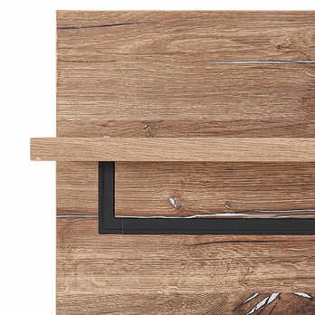 Předsíňový panel LINEA dub umbra/šedá 2