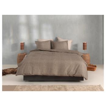 Povlečení LINO 2 taupe, 70x90 a 140x200 cm 1