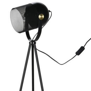 Stojací lampa LINSEY černá 1