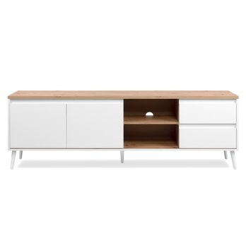 TV stolek LINZ dub artisan/bílá 2