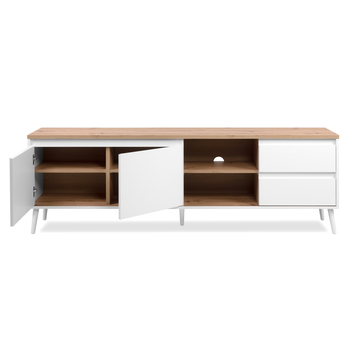 TV stolek LINZ dub artisan/bílá 3