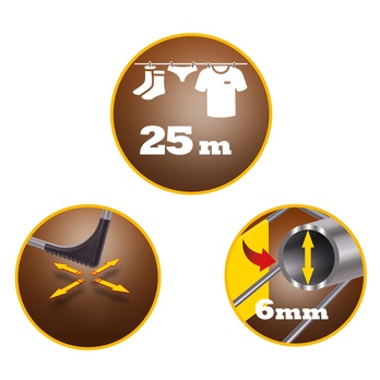 Sušák na prádlo LIRKO šedá/černá 4