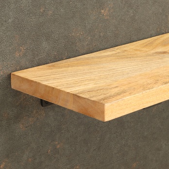Nástěnná police LISAL mango, šířka 125 cm 3