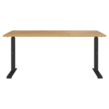 Pracovní stůl LISSABON 2 černá/dub navarra, šířka 160 cm 2
