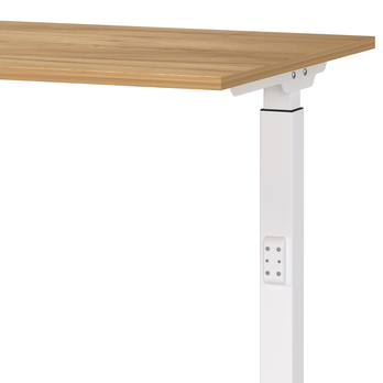 Pracovní stůl LISSABON 2 bílá/dub navarra, šířka 140 cm 2