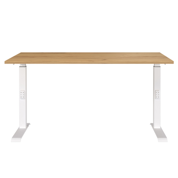 Pracovní stůl LISSABON 2 bílá/dub navarra, šířka 140 cm 4