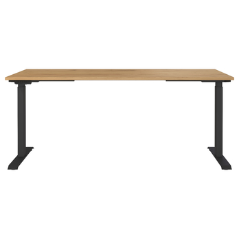 Pracovní stůl LISSABON černá/dub navarra, šířka 180 cm 1