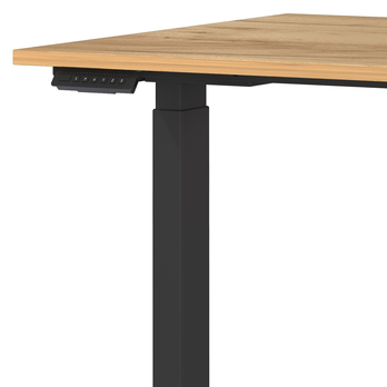 Pracovní stůl LISSABON černá/dub navarra, šířka 180 cm 2