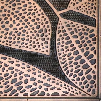 Rohožka LISTY 45x75 cm, vzor listů 1