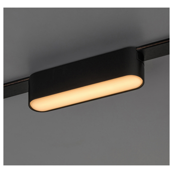 Stropní svítidlo pro kolejnicový systém LITRACK LINE 70100 černá, LED, 6W, teplá bílá 1