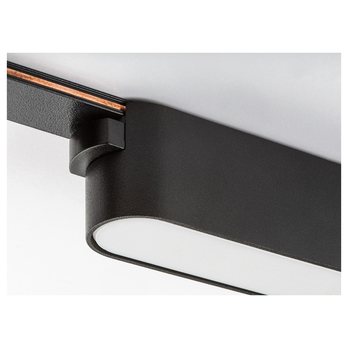 Stropní svítidlo pro kolejnicový systém LITRACK LINE 70101 černá, LED, 12W, teplá bílá 5