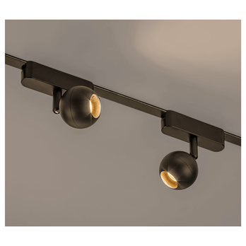 Bodové svítidlo pro kolejnicový systém LITRACK LINE 70108 černá, LED, 5W, teplá bílá 1