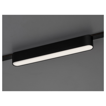 Stropní svítidlo pro kolejnicový systém LITRACK LINE 70112 černá, LED, 12W, neutrální bílá 1