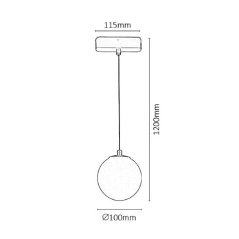 Závěsné svítidlo pro kolejnicový systém LITRACK LINE 70120 bílá/černá, LED, 5W, neutrální bílá 4