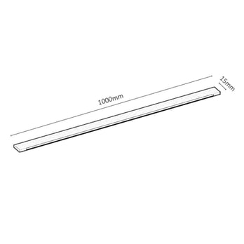 Kolejnice pro kolejnicový systém LITRACK LINE 70200 černá 5