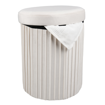 Taburet LIVIA krémová 1