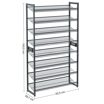 Multifunkční regál LMR08B šedá 8