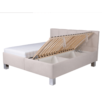 Postel s matrací LOCARNO béžová, 160x200 cm 5