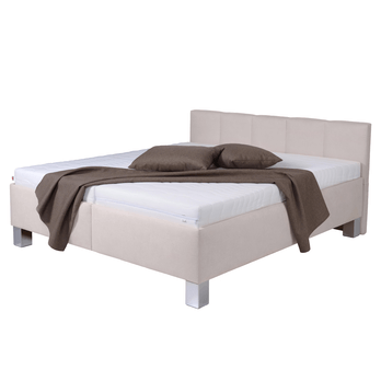 Postel s matrací LOCARNO béžová, 160x200 cm 3