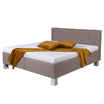 Postel s matrací LOCARNO hnědá, 180x200 cm 2