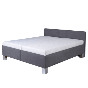 Postel s matrací LOCARNO šedá, 180x200 cm 1