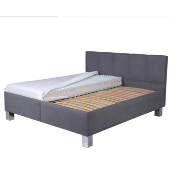 Postel s matrací LOCARNO šedá, 180x200 cm 4