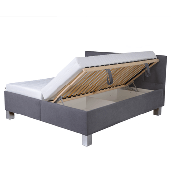 Postel s matrací LOCARNO šedá, 180x200 cm 5