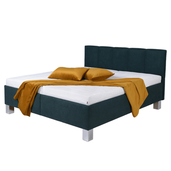 Postel s matrací LOCARNO petrolejová, 180x200 cm 2