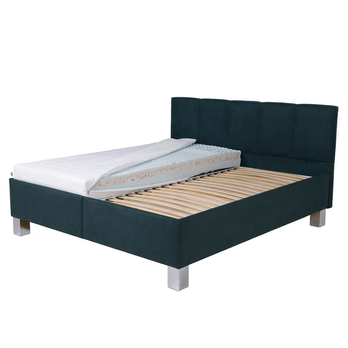 Postel s matrací LOCARNO petrolejová, 180x200 cm 4