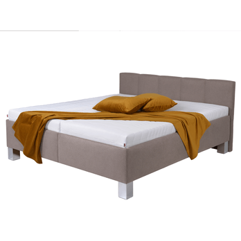 Postel s matrací LOCARNO hnědá, 160x200 cm 3