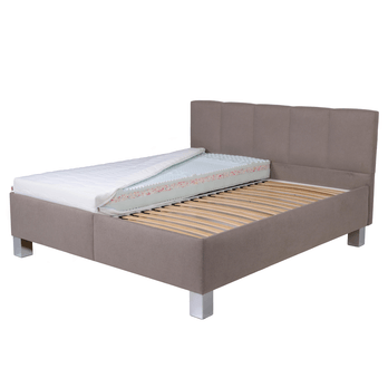 Postel s matrací LOCARNO hnědá, 160x200 cm 4