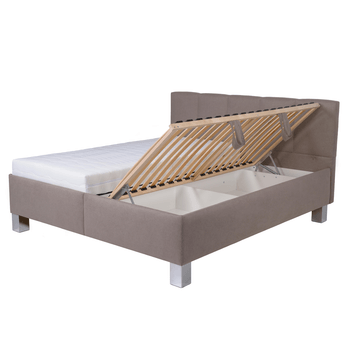 Postel s matrací LOCARNO hnědá, 160x200 cm 5