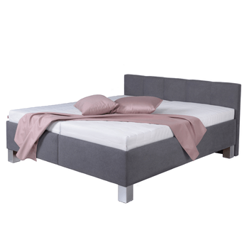 Postel s matrací LOCARNO šedá, 160x200 cm 3