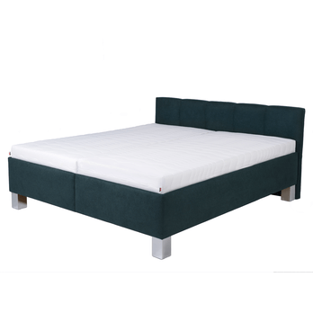 Postel s matrací LOCARNO petrolejová. 160x200 cm 1